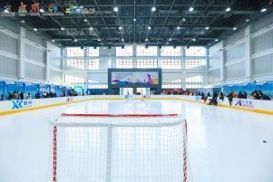 synthetic ice hockey rink leads the new trend